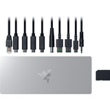 Razer Thunderbolt 5 Dock - Mercury, Dockingstation grau, Thunderbolt 5, USB, Gigabit LAN