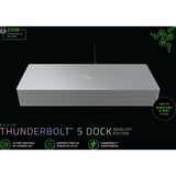Razer Thunderbolt 5 Dock - Mercury, Dockingstation grau, Thunderbolt 5, USB, Gigabit LAN
