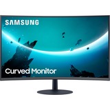 SAMSUNG C27T550FDR, Gaming-Monitor 68 cm(27 Zoll), dunkelblau/grau, FullHD, HDMI, 75 Hz