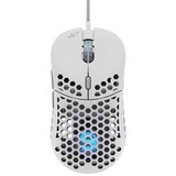 SPC Gear LIX Plus Onyx White, Gaming-Maus weiß