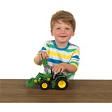 Theo Klein John Deere-Traktor mit Frontlader und Gewicht, Spielfahrzeug grün