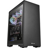 Thermaltake S500 TG, Tower-Gehäuse schwarz, Tempered Glass