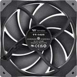 Thermaltake SWAFAN GT14 PC Cooling Fan TT Premium Edition, Gehäuselüfter 1er Pack, 140 mm