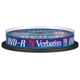 Verbatim DVD-R 4,7 GB, DVD-Rohlinge 16fach, 10 Stück