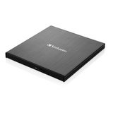Verbatim Externer Slimline, externer Blu-ray-Brenner schwarz, USB 3.2 Gen 1 (Typ-C)