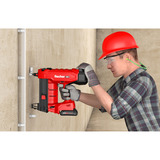 fischer Akku-Bolzenschubgerät FXC85 Set, XL-Boxx, Nagler rot/schwarz, 2x ProCORE 18V 4.0Ah, Ladegerät