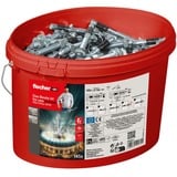 fischer Bolzenanker FAZ II Plus 10/10 im Eimer, Dübel silber, 145 Stück, galvanisch verzinkt