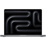 Apple MacBook Pro (14") 2023 CTO, Notebook grau, M3 10-Core GPU, MacOS, Deutsch, 120 Hz Display, 512 GB SSD