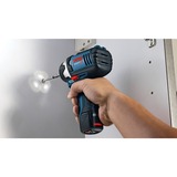 Bosch Akku-Drehschlagschrauber GDR 12V-105 Professional blau/schwarz, 2x Li-Ionen Akku 2,0Ah, in L-BOXX