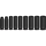 Bosch Professional PRO Impact Steckschlüsseleinsatz-Set 3/8", 9-teilig schwarz, tief
