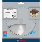 Bosch Professional PRO Wood Kreissägeblatt, Ø 160mm, 36Z Bohrung 20mm, für Handkreissägen