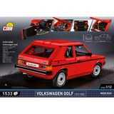 COBI Volkswagen Golf (1974-1983), Konstruktionsspielzeug Maßstab: 1:12