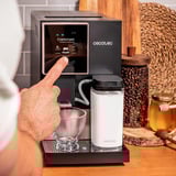 Cecotec Cremmaet Compactccino Connected Black Rose, Vollautomat schwarz/roségold, 1350 Watt, Wi-Fi