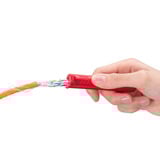 Digitus Abisolierwerkzeug DN-94001-1 für Datenkabel , Abisolier-/ Abmantelungswerkzeug rot, bis zu AWG 24
