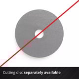 EINHELL Power X-Change Akku-Winkelschleifer TE-AG 18/125-2 Li - Solo, 18Volt rot/schwarz, ohne Akku und Ladegerät