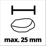 EINHELL Schmutzwasserpumpe GC-DP 3325, Tauch- / Druckpumpe rot/schwarz, 330 Watt