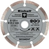 EINHELL Winkelschleifer TE-AG 125/750 Kit rot/schwarz, 750 Watt, Koffer