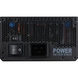Fortron FSP MEGA TI 1650W, PC-Netzteil schwarz, 2x 12-Pin High Power GPU, 6x PCIe, Kabelmanagement, 1650 Watt