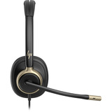 HP Poly Mission 815 Mono-USB-Headset (kabelgebunden) schwarz, USB Type-C und Type-A, PU-Leder-Ohrpolster (Oberflächenmaterial)