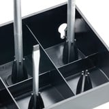 Hazet Schraubendreher-Satz 811SH-1/7 mit Halter, 7-teilig blau/schwarz, Rutschfester HAZET-3-Komponenten-Griff