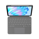 Logitech Combo Touch, Tastatur grau, DE-Layout, Scherenmechanik, für iPad Air 11" (M2) und iPad Air (5. Generation)