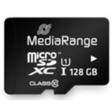 MediaRange 128 GB microSDXC, Speicherkarte schwarz, Class 10