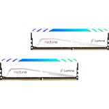 Mushkin DIMM 32 GB DDR5-5600 (2x 16 GB) Dual-Kit, Arbeitsspeicher weiß, MLB5C560DDDF16GX2, Redline Lumina White