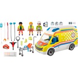 PLAYMOBIL 71202 City Life - Rettungswagen mit Licht und Sound, Konstruktionsspielzeug 