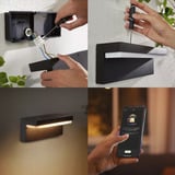 Philips HUE White & Color Ambiance Nyro Wandleuchte, LED-Leuchte schwarz