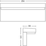 Philips Hue White & Color Ambiance Nyro Wandleuchte, LED-Leuchte schwarz