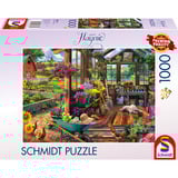 Schmidt Spiele Jeff Haynie: Gartenhaus, Puzzle 1000 Teile