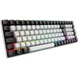 Sharkoon SKILLER SGK50 S2, Gaming-Tastatur weiß, DE-Layout, Gateron Yellow