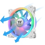 Thermaltake SWAFAN 14 RGB Radiator Fan TT Premium Edition White (3-Fan Pack), Gehäuselüfter weiß, 3er Pack, inkl. Controller