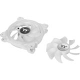 Thermaltake SWAFAN 14 RGB Radiator Fan TT Premium Edition White (3-Fan Pack), Gehäuselüfter weiß, 3er Pack, inkl. Controller