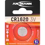 Ansmann Lithium Knopfzelle CR-1620, Batterie silber