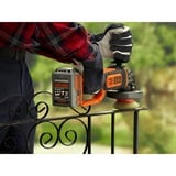 BLACK+DECKER Akku-Winkelschleifer BCG720M1, 18Volt schwarz/orange, Li-Ionen Akku 4Ah