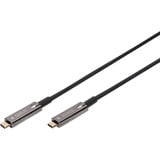 Digitus 4K USB-C AOC AV-Anschlusskabel schwarz, 20 Meter