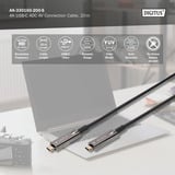 Digitus 4K USB-C AOC AV-Anschlusskabel schwarz, 20 Meter