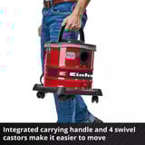 EINHELL TC-AV 2032 DW, Aschesauger rot/schwarz