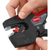 KNIPEX NexStrip Elektriker-Multiwerkzeug, Abisolier-Zange schwarz/rot