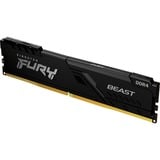 Kingston FURY DIMM 8 GB DDR4-3200  , Arbeitsspeicher schwarz, KF432C16BB/8, Beast, INTEL XMP