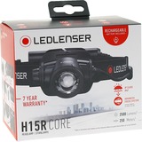 Ledlenser Stirnlampe H15R Core, LED-Leuchte schwarz