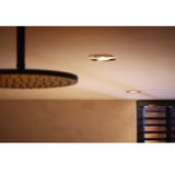 Philips Hue White & Color Ambiance Xamento Einbauspot, LED-Leuchte silber, rund