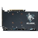 PowerColor Radeon RX 7600 XT Hellhound 16GB OC, Grafikkarte RDNA 3, GDDR6, 3x DisplayPort, 1x HDMI 2.1