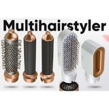 ProfiCare Warmluft-Lockenbürste PC-HAS 3132 , Multistyler weiß/rosé, 4 in 1 – Multihairstyler
