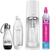 SodaStream Wassersprudler TERRA Vorteilspack weiß, inkl. 3 Kunststoffflaschen, CO₂-Zylinder	