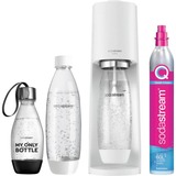 SodaStream Wassersprudler Terra Vorteilspack weiß, inkl. 3 Kunststoffflaschen, CO₂-Zylinder	