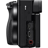 Sony Sony Alpha 6100 Kit 16-50mm + 55-210mm, Digitalkamera graphit, inkl. 2 Objektiven (16-50 mm + 55-210mm)
