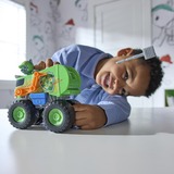 Spin Master Paw Patrol Rescue Wheels -  Rockys Recycling Monstertruck mit Geschoss-Abwurf und Rocky Hundefigur, Spielfahrzeug 