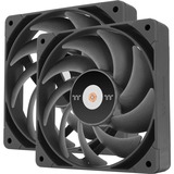 Thermaltake TOUGHFAN 12 Pro High Static Pressure PC Cooling Fan 120x120x25, Gehäuselüfter schwarz, 2 Fans Pack, 120 mm